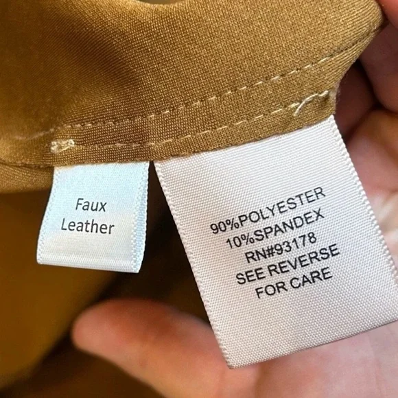 Philosophy Brown Leather Jacket with Textured Finish - Picture 4 of 8